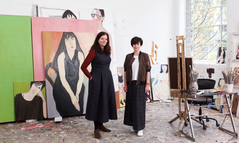 ‘Painting is a high-wire act’: Olivia Laing on sitting for Chantal Joffe