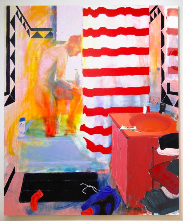 Doron Langberg, Morning 2 (2018). Oil on linen. 96 x 80 inches. Courtesy the artist.