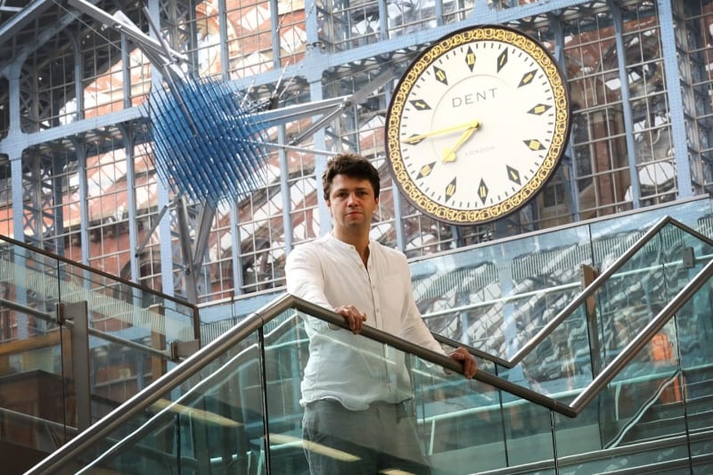 Conrad Shawcross interviewed by GQ about his Terrace Wires commission