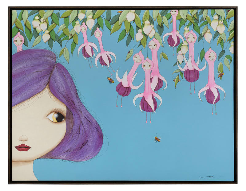 Nina Pandolfo Minúcias da Vida , 2017 Acrílica sobre tela 104 x 134 cm