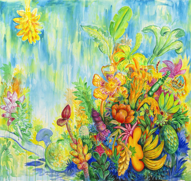 Pedro Varela Sem título, 2019 acrílica sobre tela 190 x 200 cm