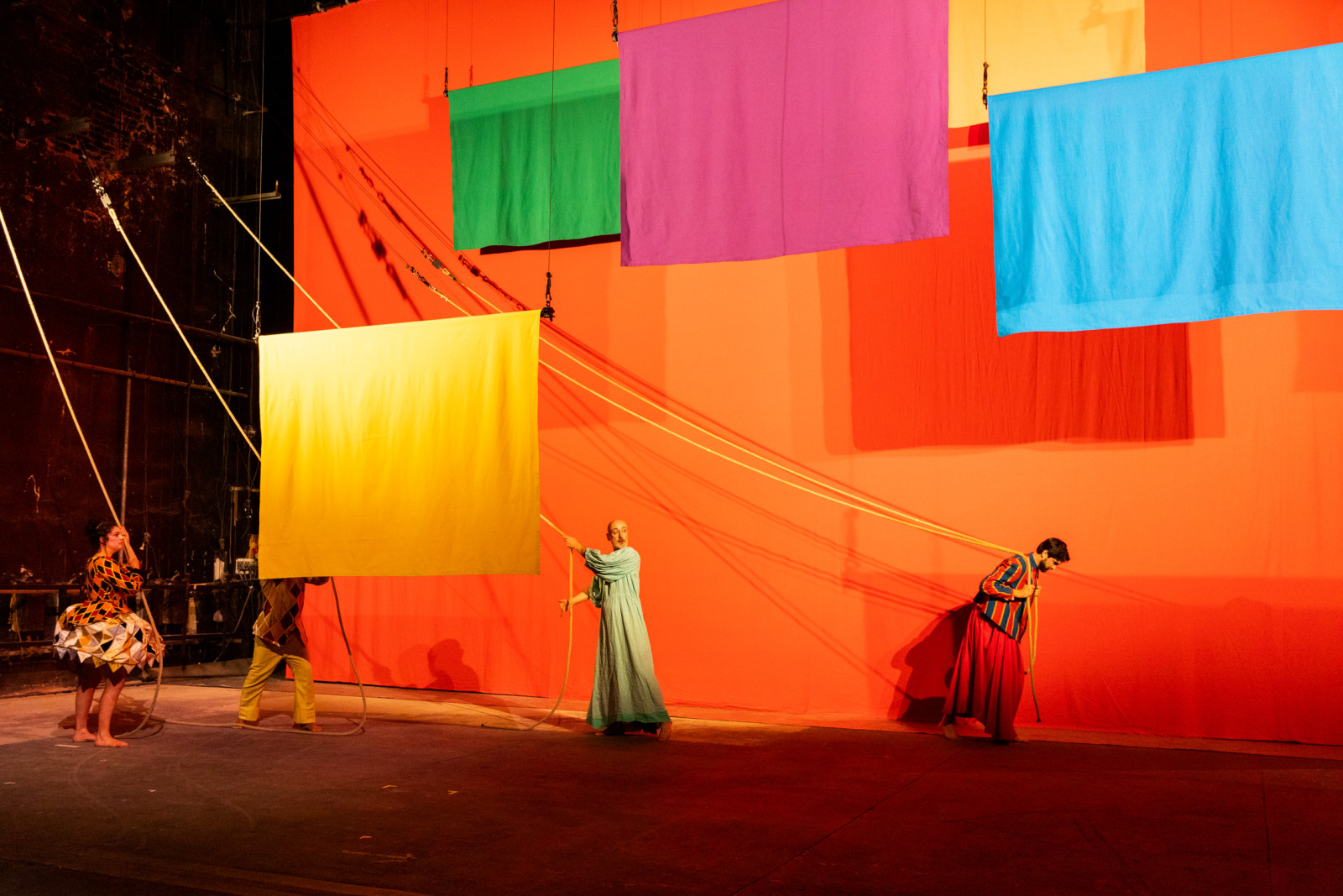 Ulla von Brandenburg stages 'Friede auf Erden' for Wiener Festwochen