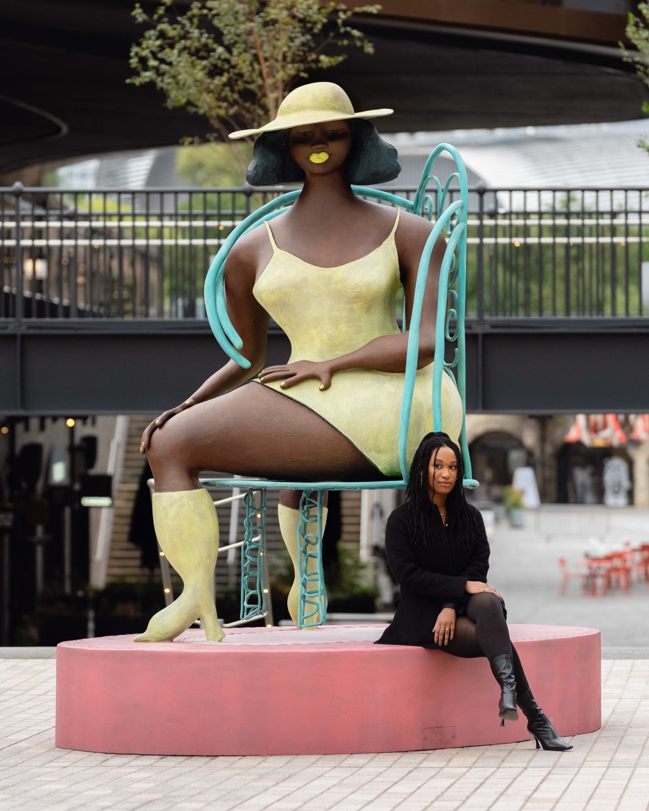 Tschabalala Self: 'Seated' Artist's first public art commission with Avant Arte now on view in London