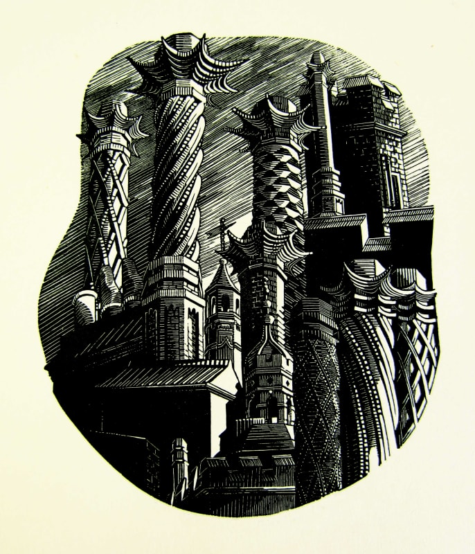 Towers and Tudor Chimneys