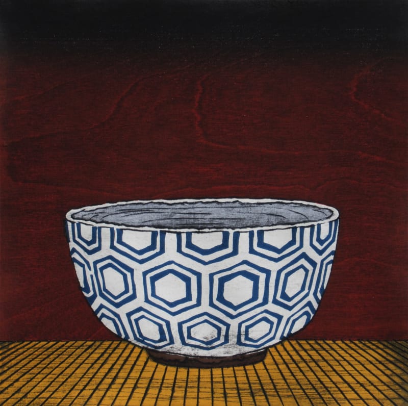 White Hexagon Tea Bowl