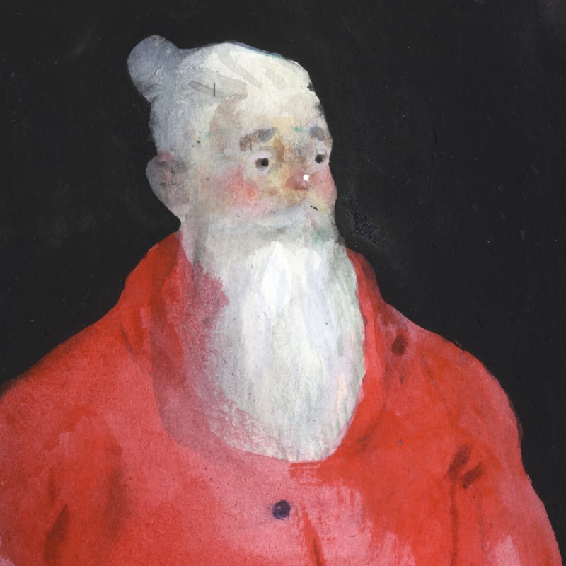 Santa Man-bun