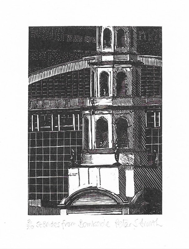 St Brides from Bankside