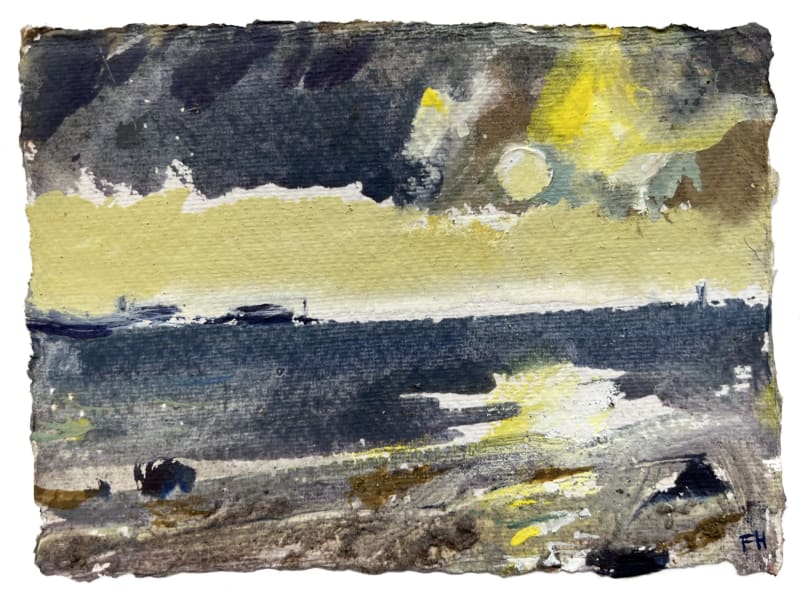 Quiet Dawn. Castle Cove Beach, Portland Harbour, Dorset. 29 Nov 2020