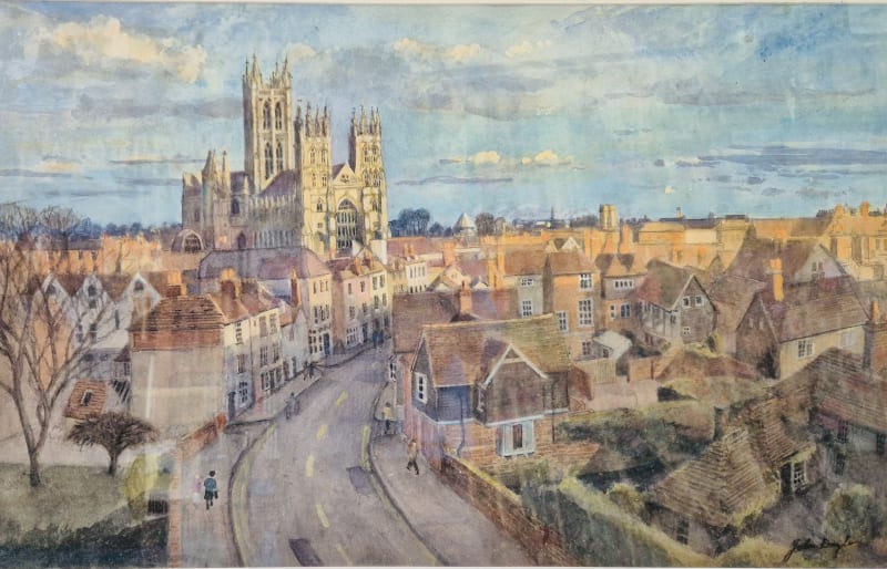 Canterbury Cathedral from the Marlowe Theatre