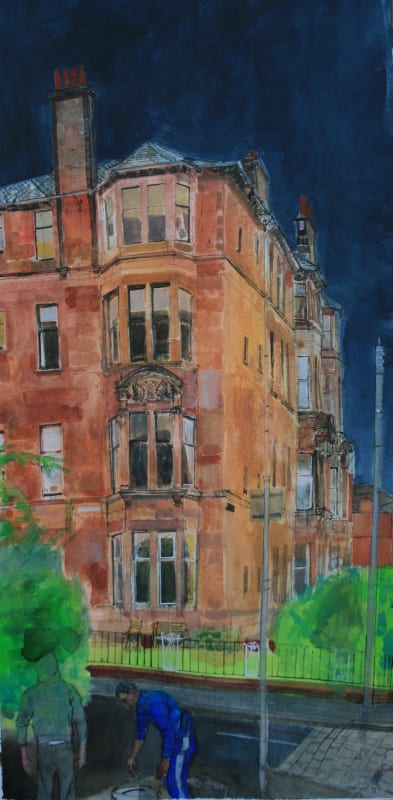 On Falkland Street, Glasgow