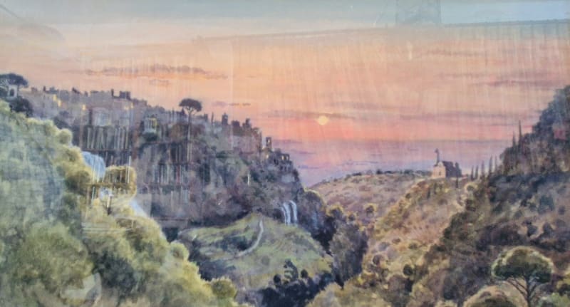 Sunsetting over Tivoli