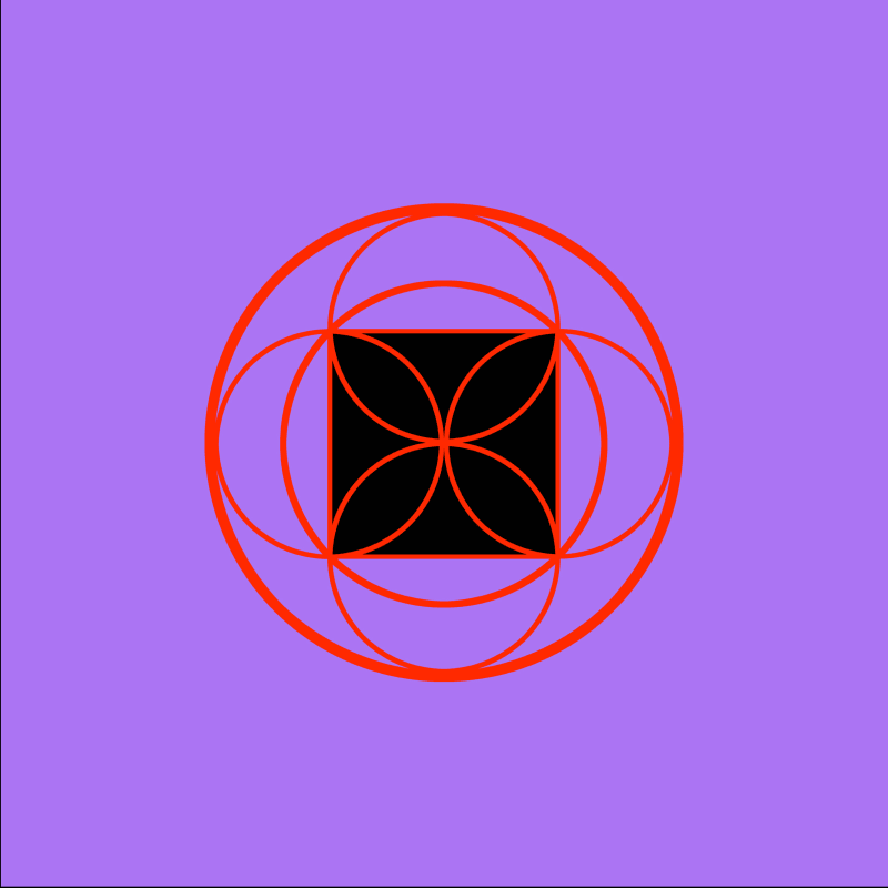 Venusian Window - Ultra Violet and Red