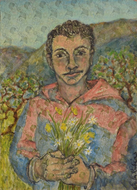 Boy with Flowers