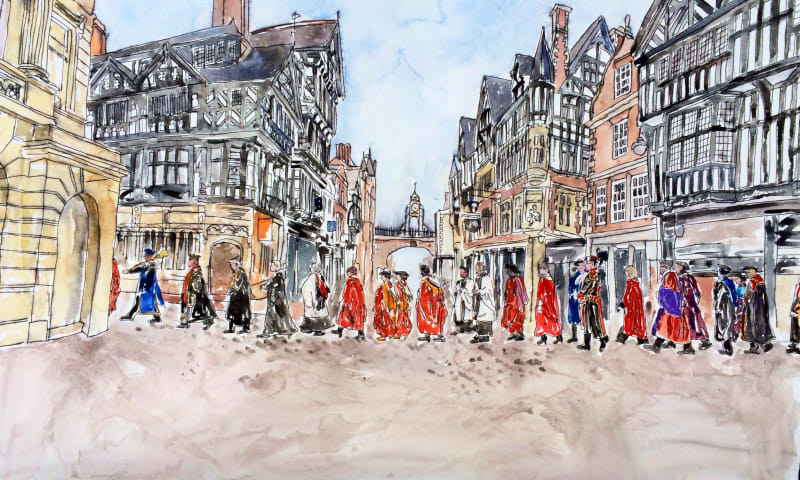 Graduation Procession, University of Chester