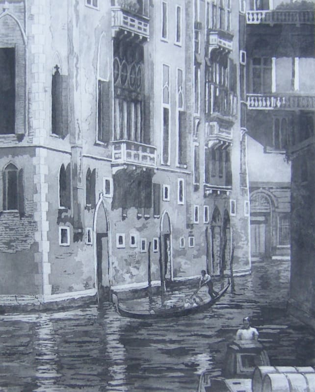 Black Canal in Venice