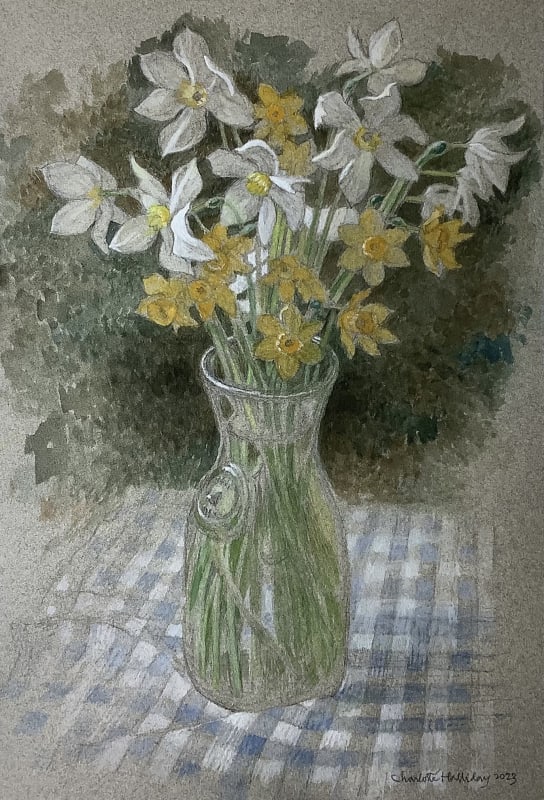 Narcissi in a Carafe, April