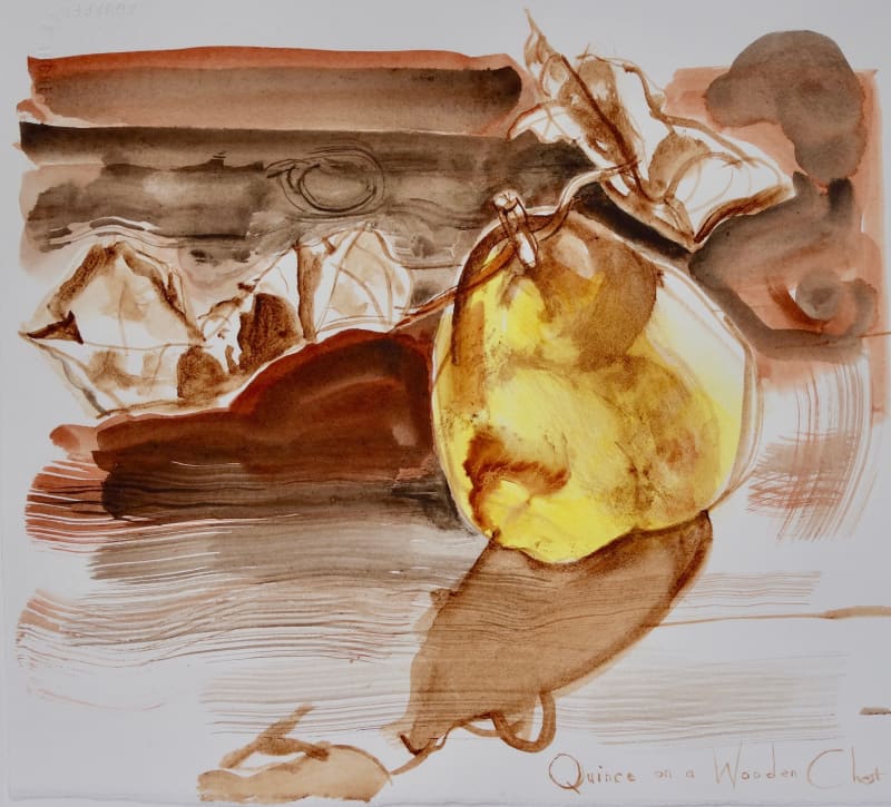 Quince on a Wooden Chest - Venice