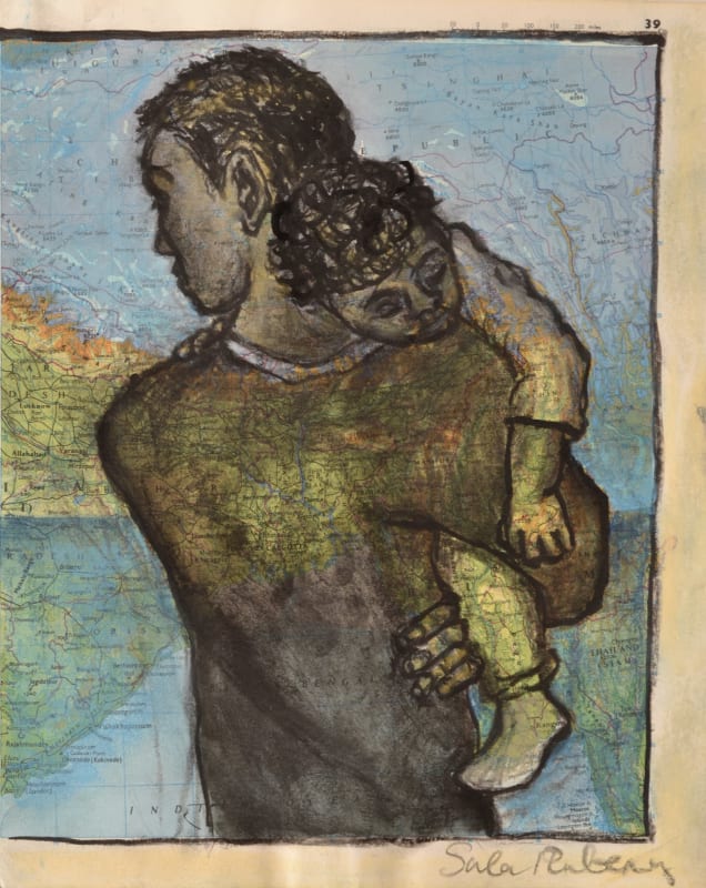 Kin Study - Youth carrying Sleeping Child