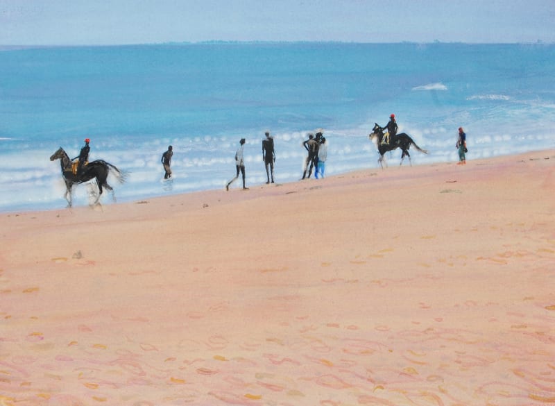 Horses on Mamallapuram Beach