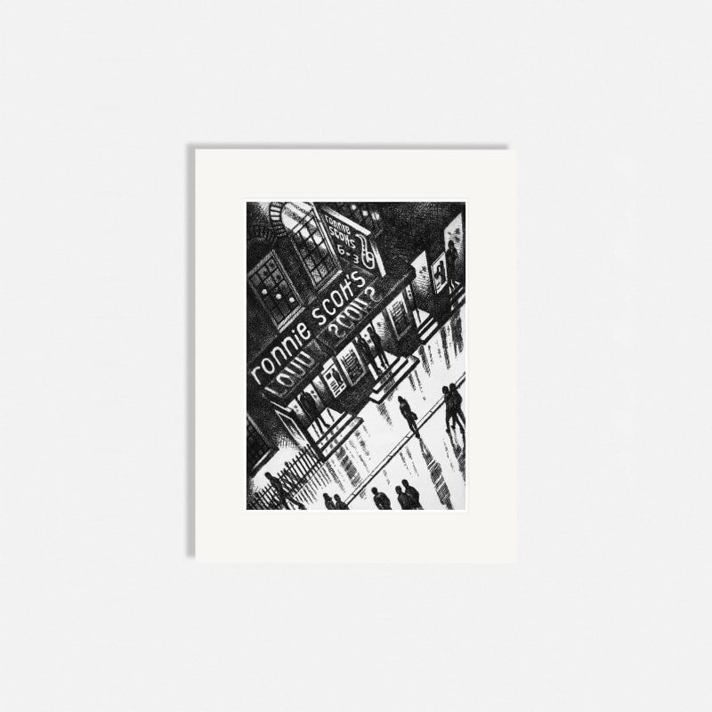 John Duffin RWS RE, Ronnie Scott's Jazz Club