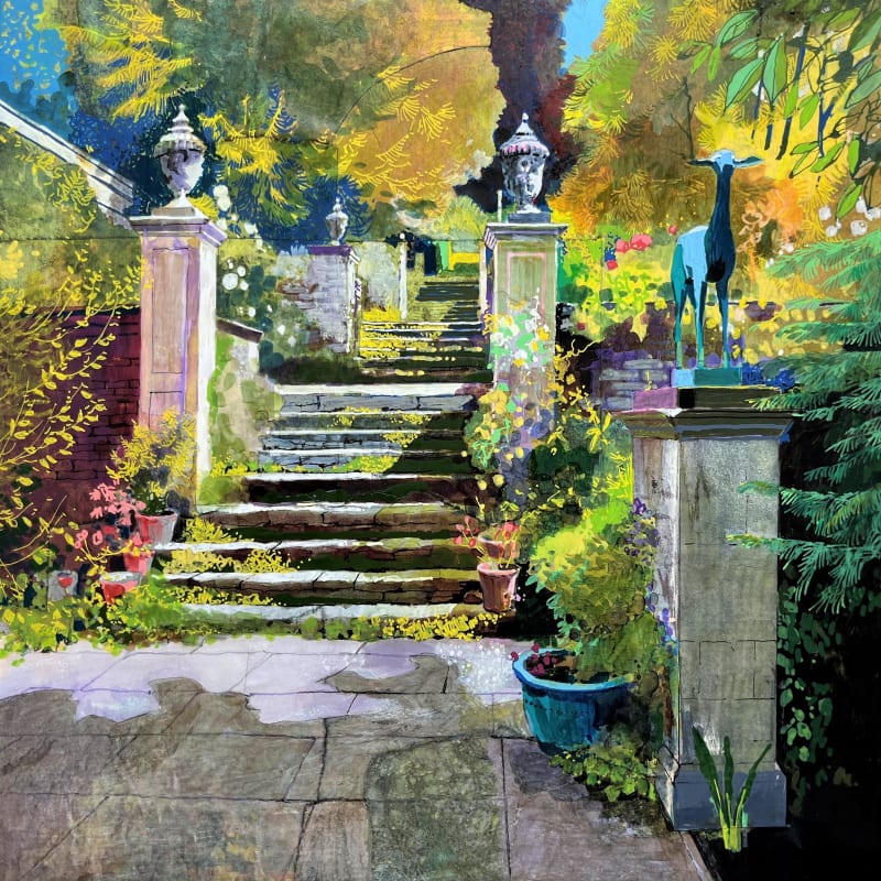 The Stairway at Iford Manor Garden