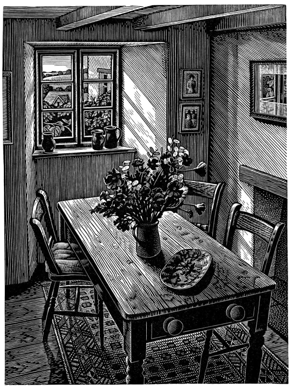 Howard Phipps ARE, Cottage Interior