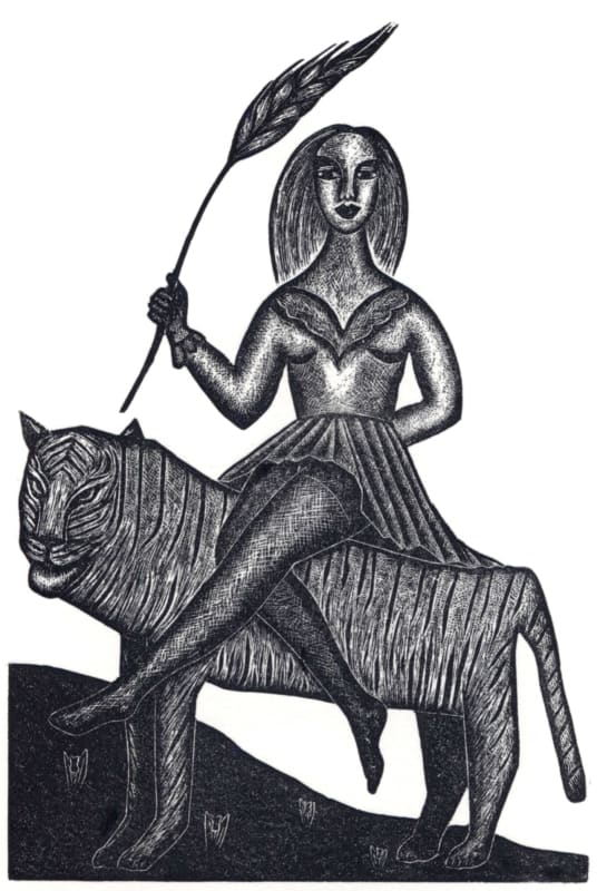 Woman on a Tyger