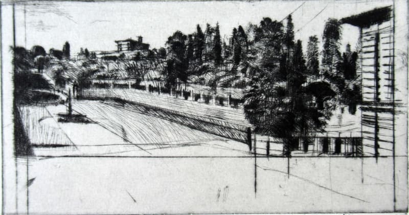 Behind the Pitti palace