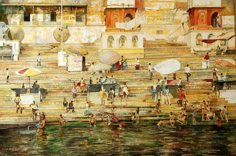 Varanasi Bathers