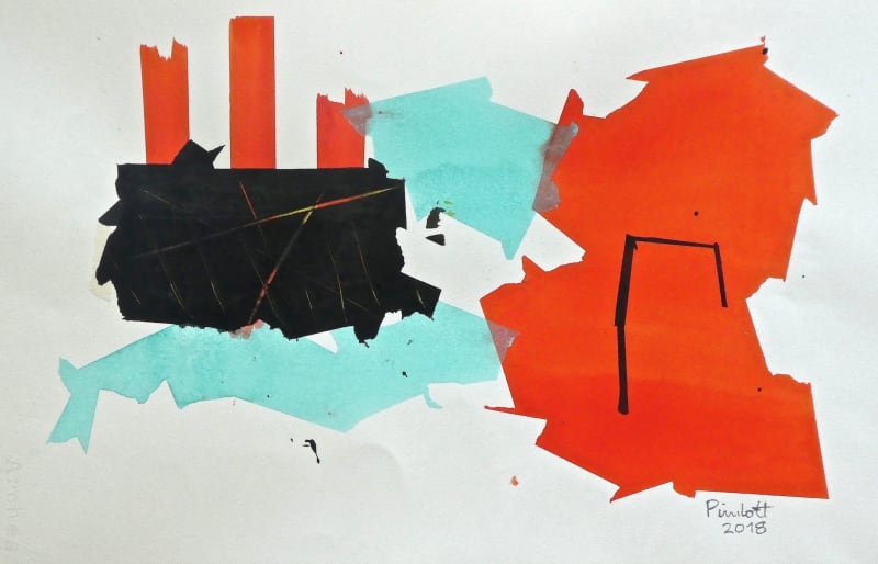 Four Orange Blacks