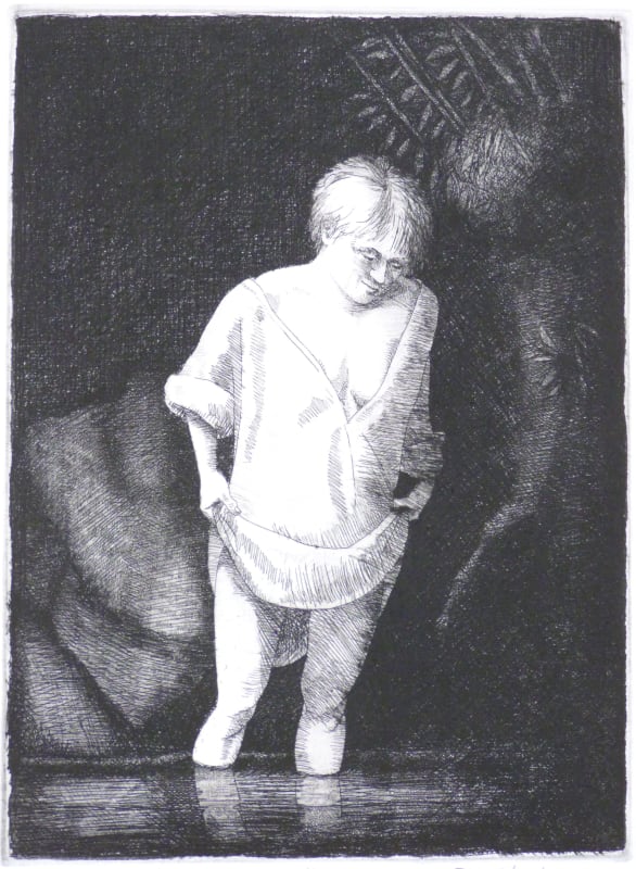 After Rembrandt, Hazel Bathing