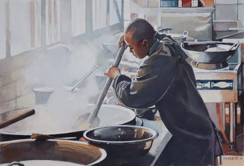 Nun Cooking, Caoshan Temple Kitchen