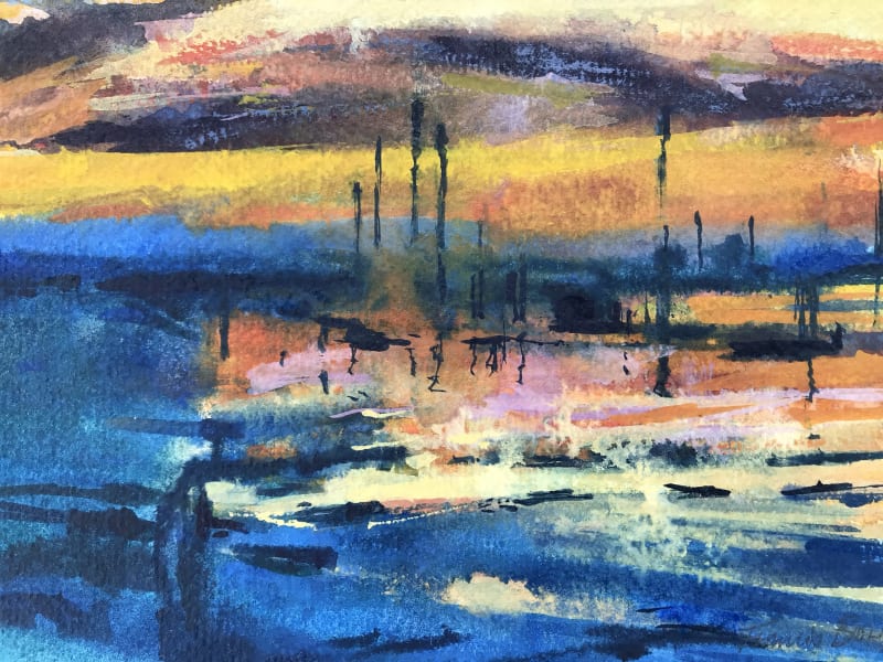 Sunset on the Blyth