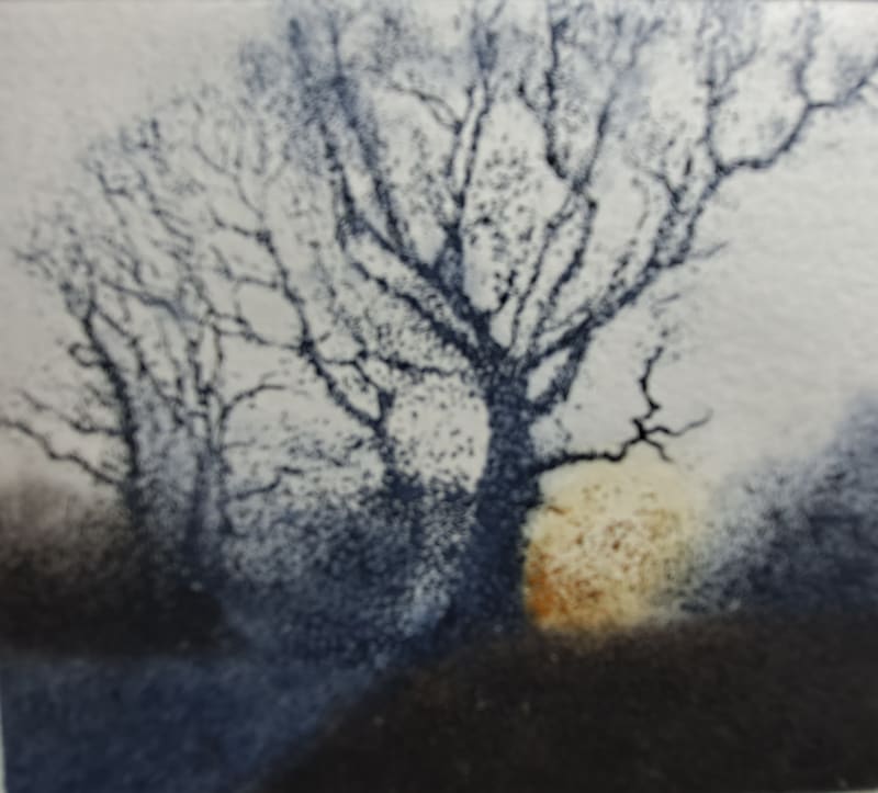 A blue frost bright dawn