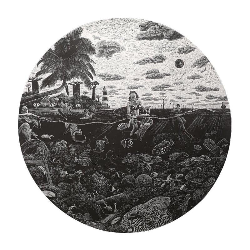 Fruits de Mer.... Collaboration Ade Adesina/David Mach