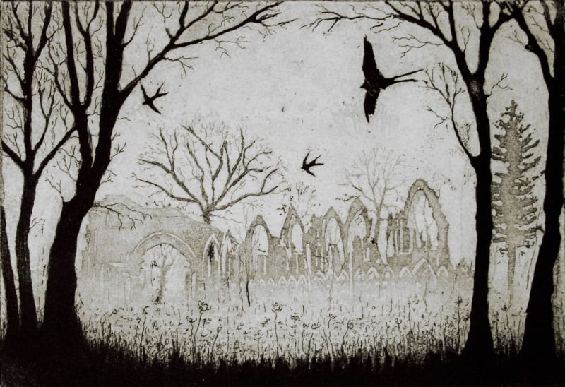 Swallows Over the Abbey