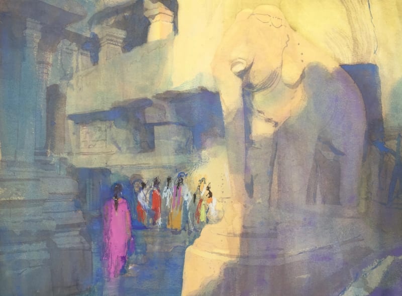 Girl in a Jain Temple