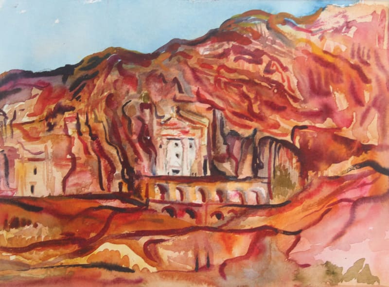 The Royal Tombs at Petra, Jordan