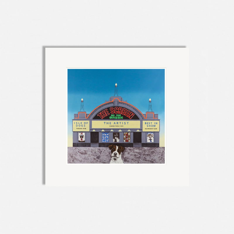 Mychael Barratt PPRE Hon. RWS, Wes Anderson's Dog - Screen on the Green