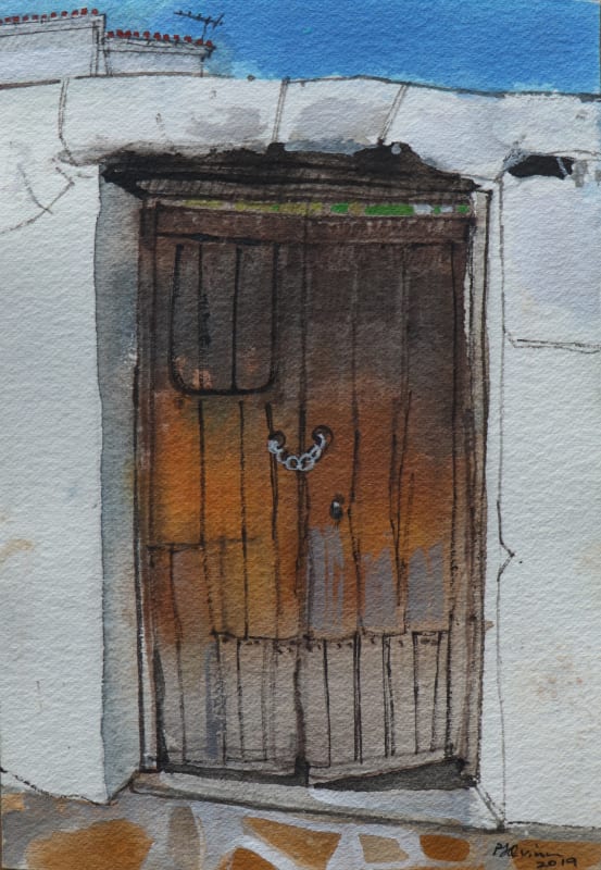 Peter Quinn RWS, Chained Door, Gaucin, Spain