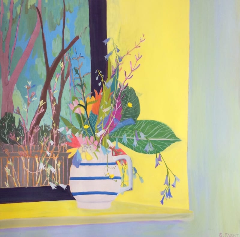 Wild Flowers at a Window