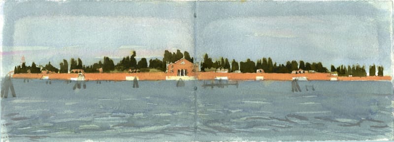 San Michele Cemetery Island from the Fondamente Nove