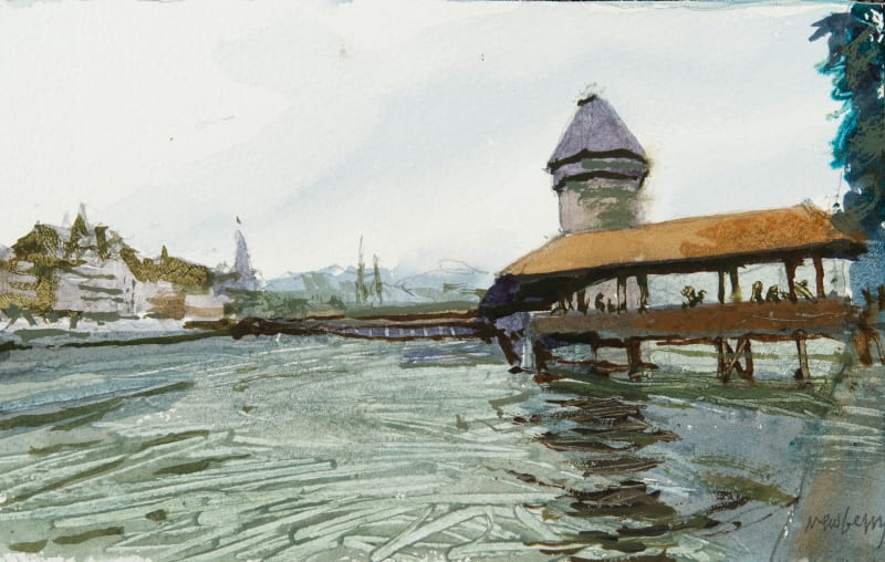Bridge from the South, Lucerne, Switzerland