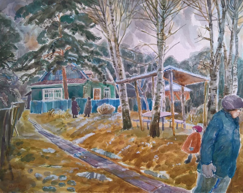 Waiting for Spring in a Moscow Suburb
