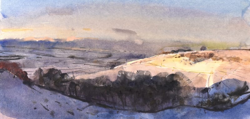 Walking Bride Valley, Snow