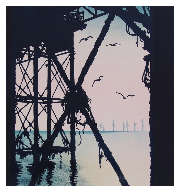 Janet Brooke RE, From Under the Pier