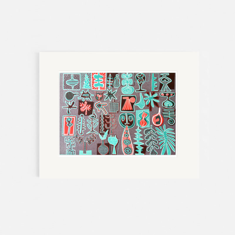 Dale Devereux Barker RE, A new linocut V
