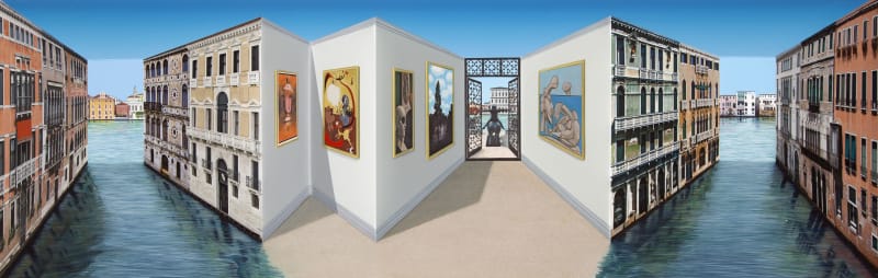 Patrick Hughes, Peggy, 2016