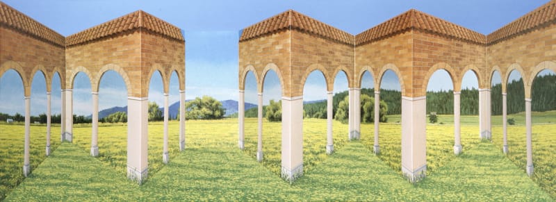 Patrick Hughes, Gazebo, 2005