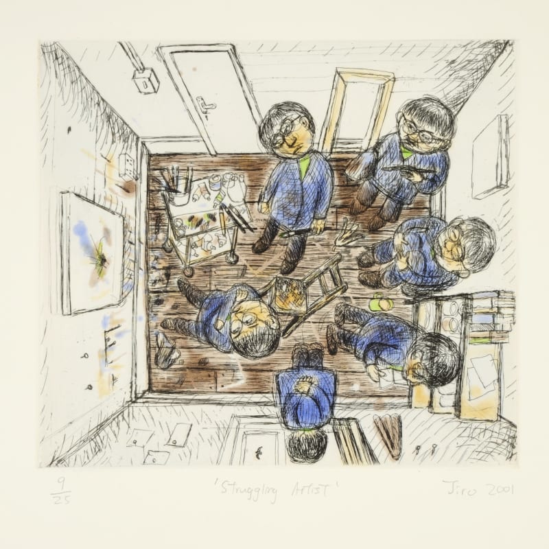 Jiro Osuga, Struggling Artist, 2001